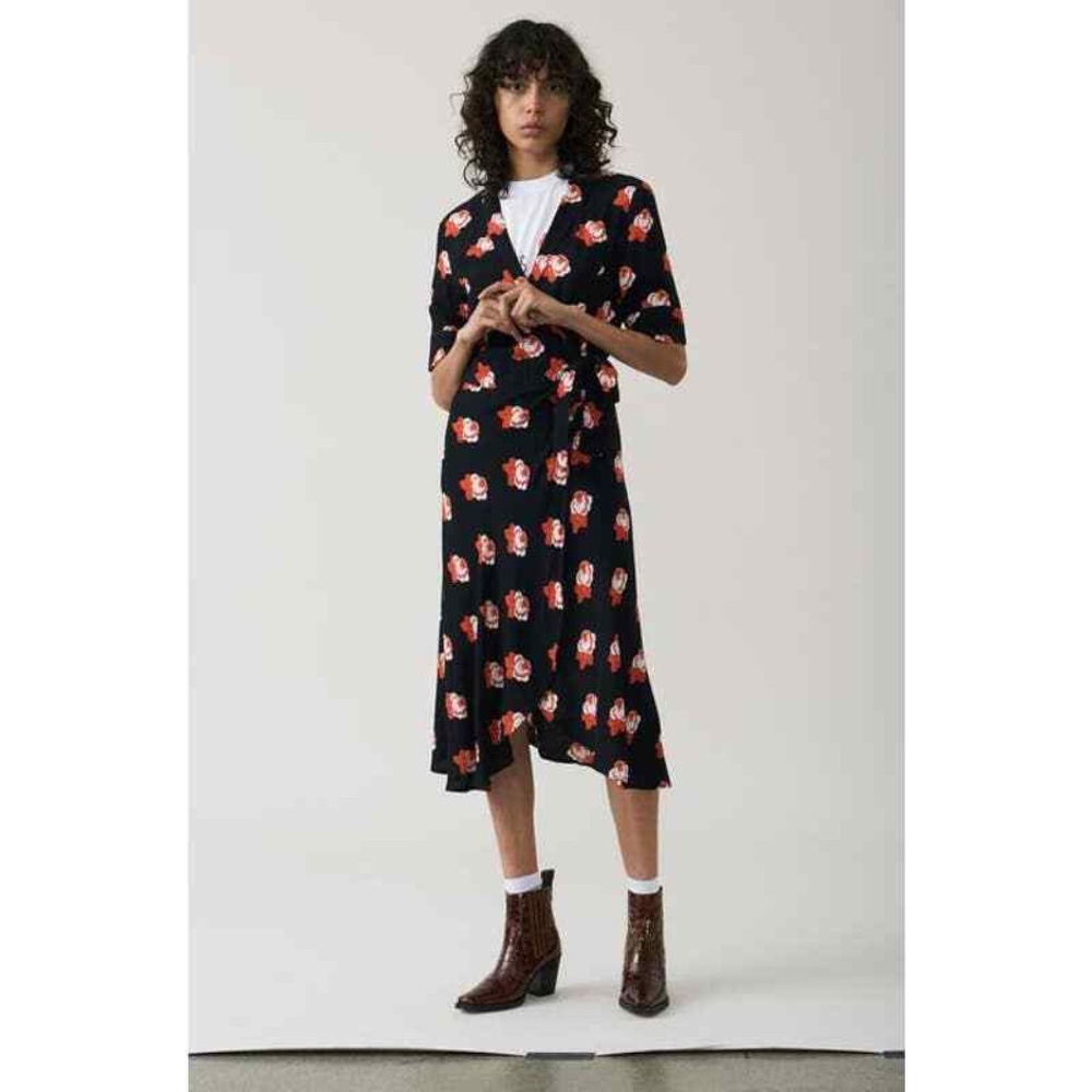 GANNI wrap dress